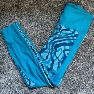 Under Armour Blue Geometric Leggings